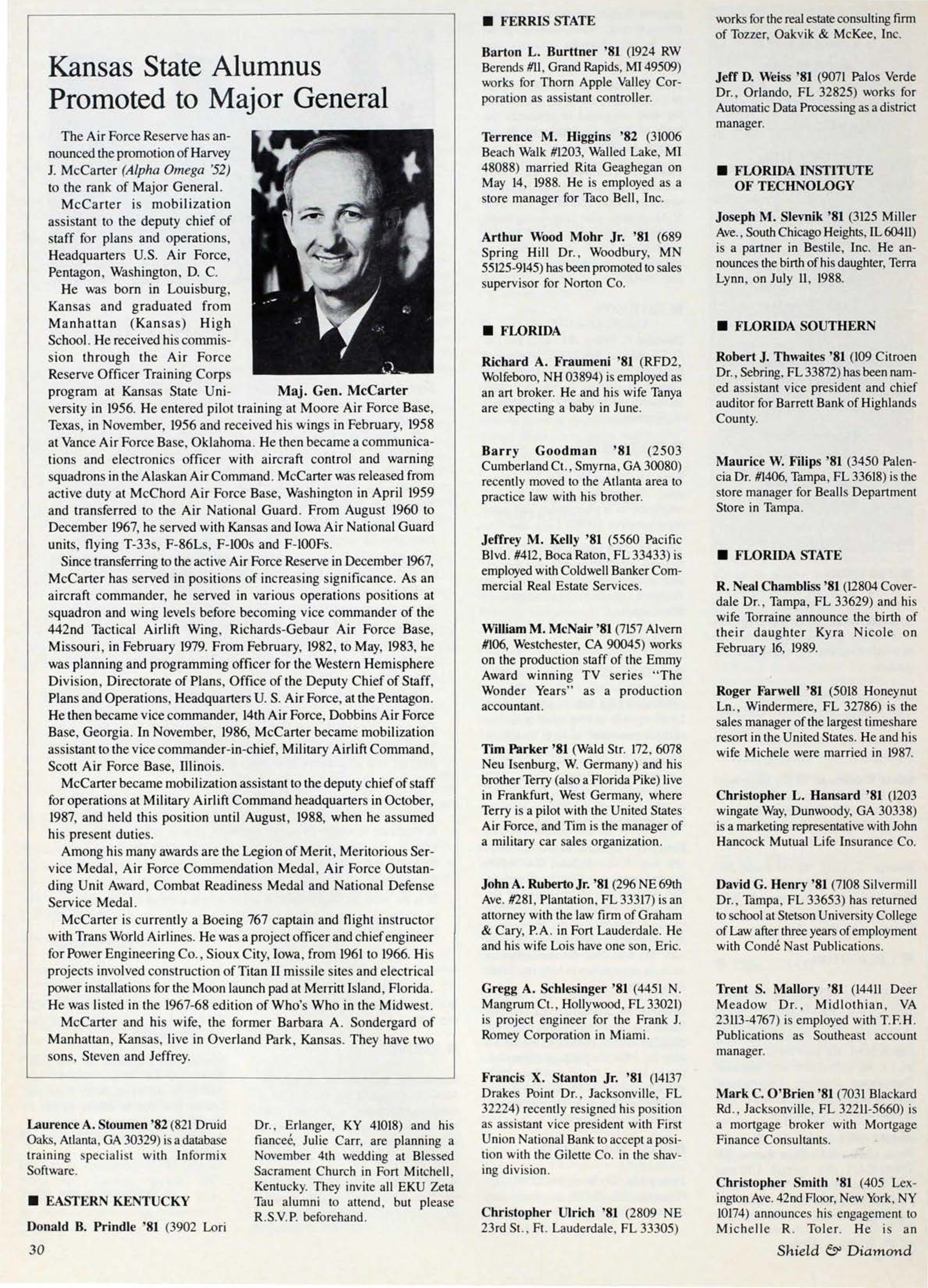 Kansas State Alumnus Promoted To Major General